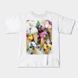 Ice Cream Cones Kids T-Shirt